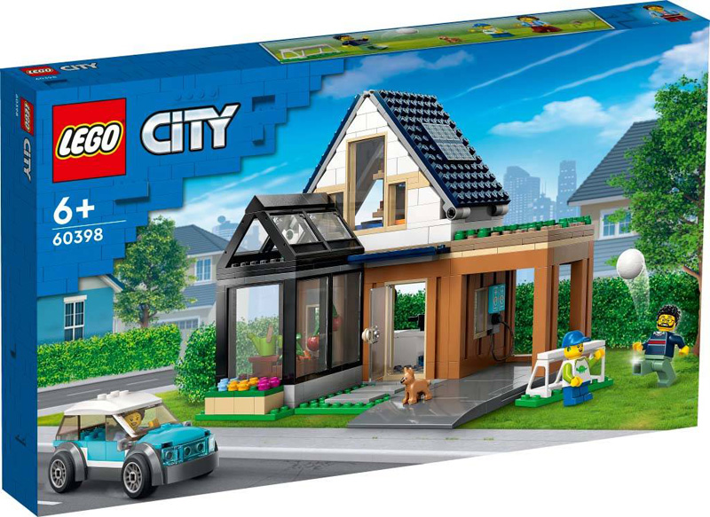 LEGO® CITY 60398 Family House and Electric Car